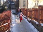 Hodslavice běh Hodslavskými uličkámi