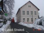 Úklid sněhu na Hukvaldech